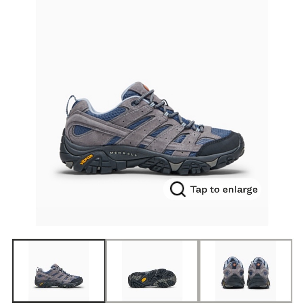 NWOT Women’s MERRELL MOAB 2 VENTILATOR HIKING SNEAKER SIZE 8